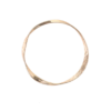 Tutti & Co Texture Coastal Bangle Gold (BR530G)
