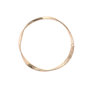 Tutti & Co Texture Coastal Bangle Gold (BR530G)