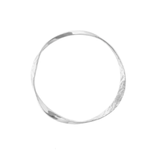 Tutti & Co Texture Coastal Bangle Silver (BR530S)