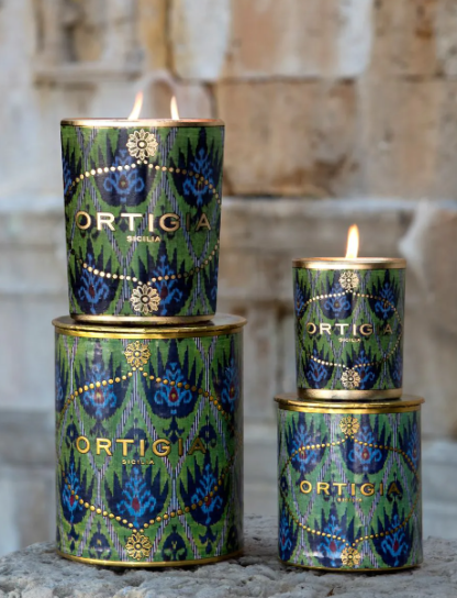 Ortigia Bergamotto Decorated Candle Small - Image 4