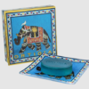 Ortigia Sandalo Olive Oil Soap & Glass Plate Boxed