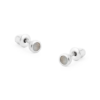 Tutti & Co Birthstone OCTOBER Moonstone Stud Earring Silver (EA540S)