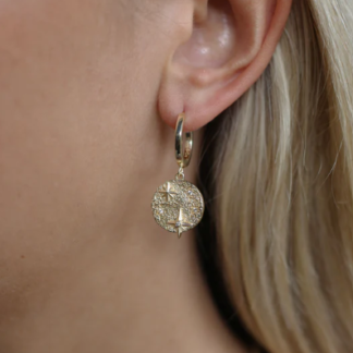 Tutti & Co Destiny Earrings Gold (EA574G)
