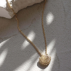Tutti & Co Shell Necklace Gold (NE697G)