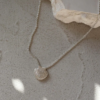 Tutti & Co Shell Necklace Silver (NE697S) - Image 2