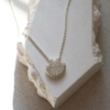 Tutti & Co Shell Necklace Silver (NE697S) - Image 3