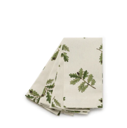 Sophie Allport Acorn & Oak Napkins set of 4 - Image 3