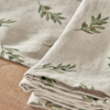 Sophie Allport Olive Linen Napkins Set of 4 - Image 3