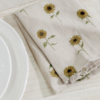Sophie Allport Sunflower Linen Napkins Set of 4 - Image 2