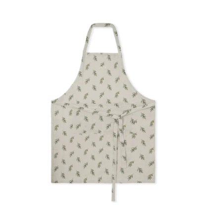 Sophie Allport Olive Linen Adult Apron