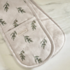 Sophie Allport Olive Linen Double Oven Glove