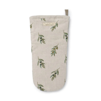Sophie Allport Olive Linen Oven Mitt
