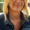 Claudia Bradby Labradorite and Pearl Choker Necklace