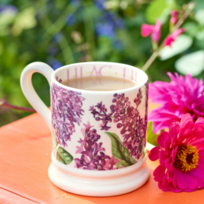 Emma Bridgewater Lilac 1/2 Pint Mug - Image 2