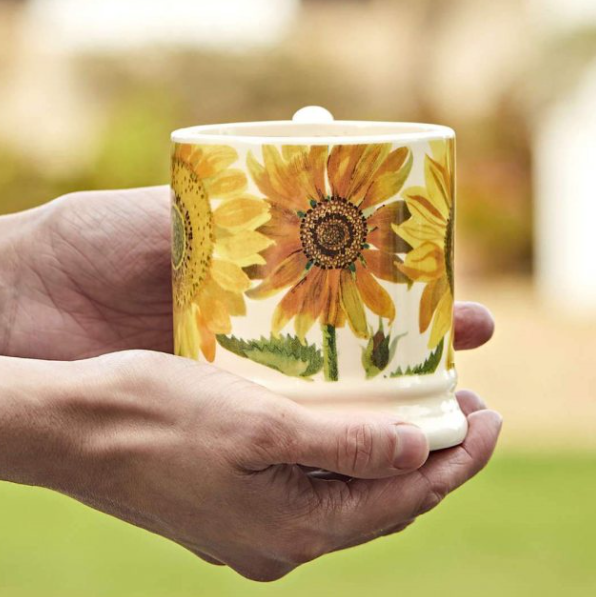 Emma Bridgewater Sunflowers 1/2 pint mug at Gifted Boston Spa