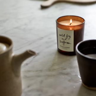 Plum and Ashby Wild Fig and Saffron Candle 220g