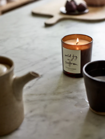 Plum and Ashby Wild Fig and Saffron Candle 220g
