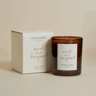 Plum and Ashby Neroli and Bergamot Candle 220g