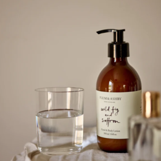 Plum and Ashby Wild Fig and Saffron Hand and Body lotion