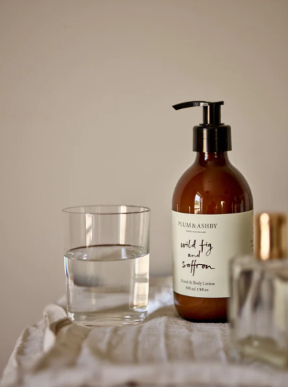 Plum and Ashby Wild Fig and Saffron Hand and Body lotion