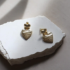 Tutti & Co Bond Earrings Gold (EA612G) - Image 3