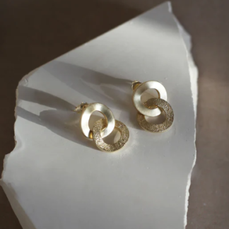 Tutti & Co Unity Earrings Gold (EA605G)