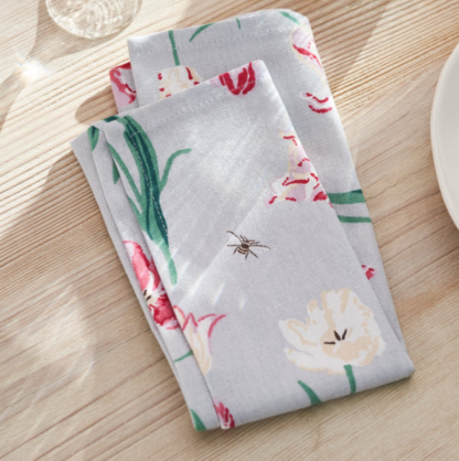 Sophie Allport at Gifted Boston Spa - Tulips Napkins set of four close up