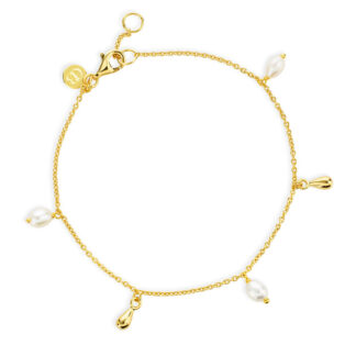 Claudia Bradby Lagertha Gold Drop Bracelet