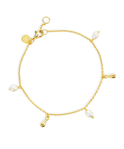 Claudia Bradby Lagertha Gold Drop Bracelet