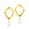 Claudia Bradby Thalassa Ripple Stud Earrings Gold