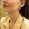 Claudia Bradby Thalassa Ripple Stud Earrings Gold - Image 5