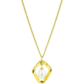 Claudia Bradby Thalassa Gold Pearl Pendant Necklace