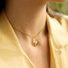 Claudia Bradby Thalassa Gold Pearl Pendant Necklace - Image 4