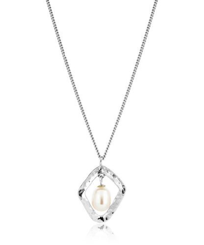 Claudia Bradby Thalassa Silver Pearl Pendant Necklace