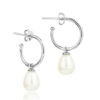 Claudia Bradby Favourite Small Hoop Earrings Silver