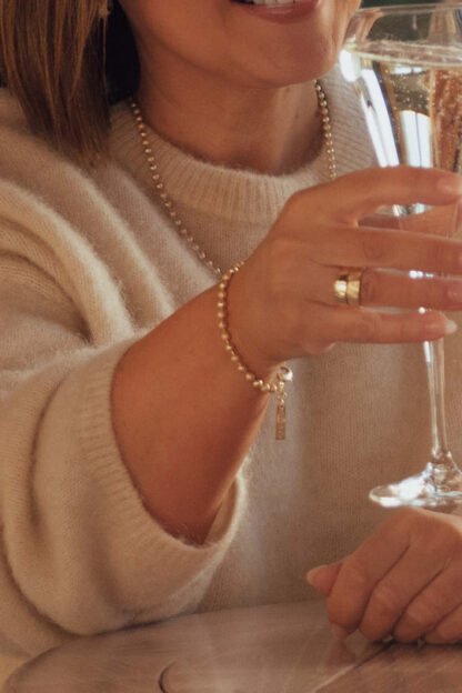 Tutti & Co Valley Bracelet Gold (BR647G) - Image 2