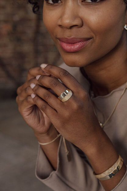 Tutti & Co Reflect Ring Gold (RN338G)