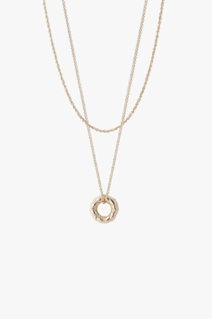 Tutti & Co Reef Necklace Gold (NE693G) - Image 2