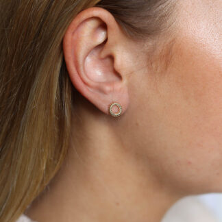 Tutti & Co Sail Earrings Gold (EA616G)