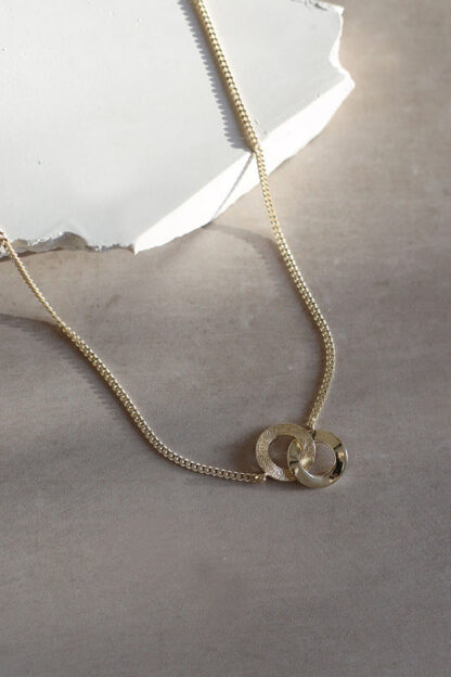Tutti & Co Unity Necklace Gold (NE694G) - Image 3
