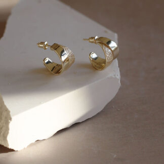 Tutti & Co Reflect Earrings Gold (EA610G)