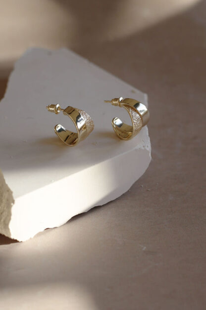 Tutti & Co Reflect Earrings Gold (EA610G)