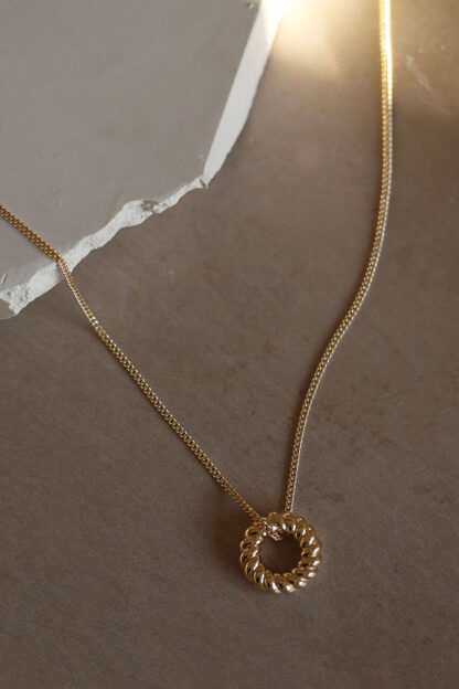 Tutti & Co Sail Necklace Gold (NE706G) - Image 4