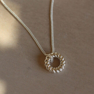 Tutti & Co Sail Necklace Silver (NE706S)