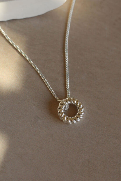 Tutti & Co Sail Necklace Silver (NE706S)