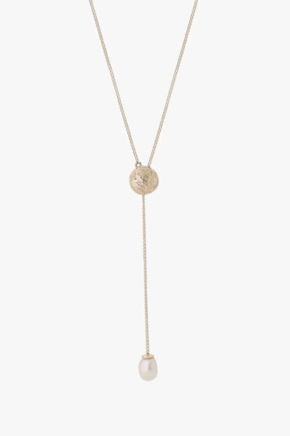 Tutti & Co Tidal Necklace Gold (NE692G) - Image 2