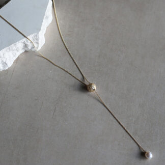 Tutti & Co Tidal Necklace Gold (NE692G)