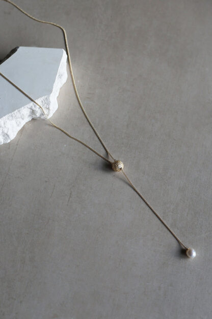 Tutti & Co Tidal Necklace Gold (NE692G)