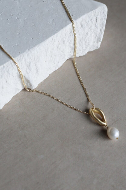 Tutti & Co Tranquil Necklace Gold (NE707G) - Image 4