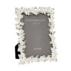 Addison Ross White Flower Diamante Silver Frame 6" x 4"